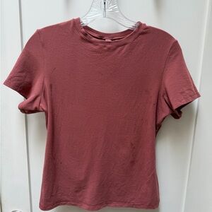 SKIMS Dusty Rose Short Sleeve Tee